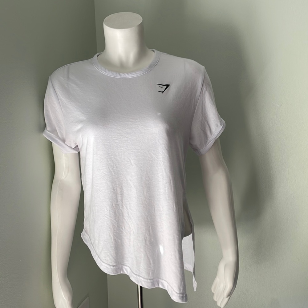 GYMSHARK Essential T-Shirt in White size Medium
